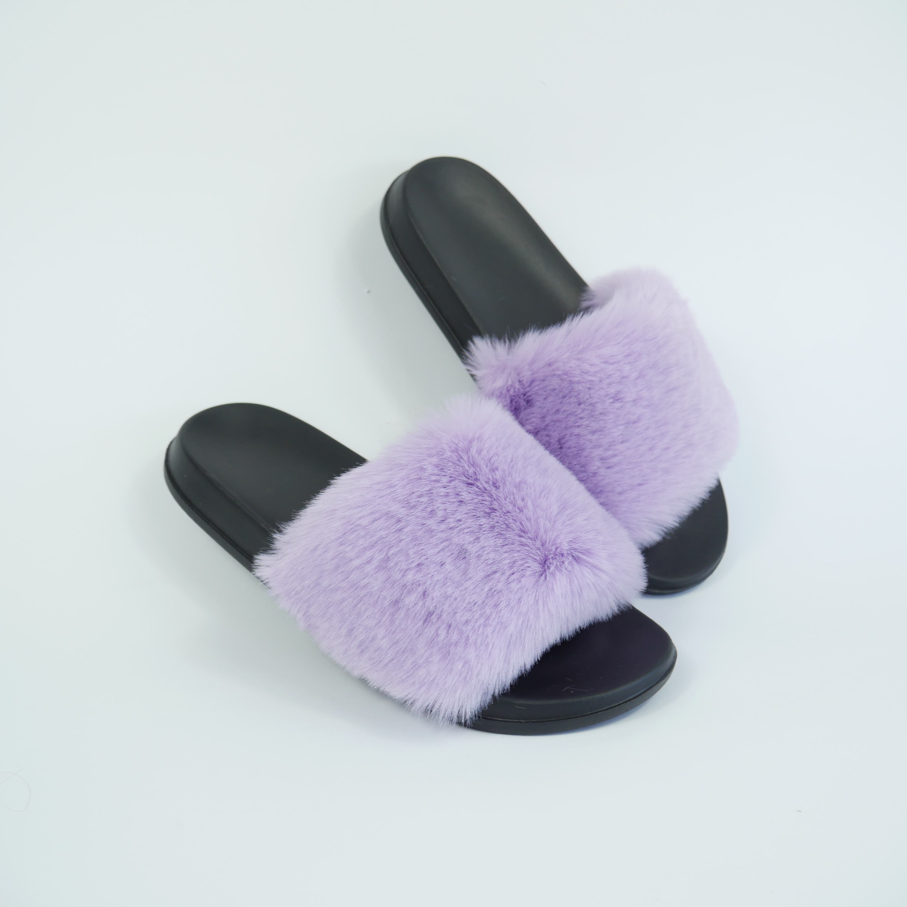 Жіночі тапочки для вулиці, фіолетовий — на резиновій підошві