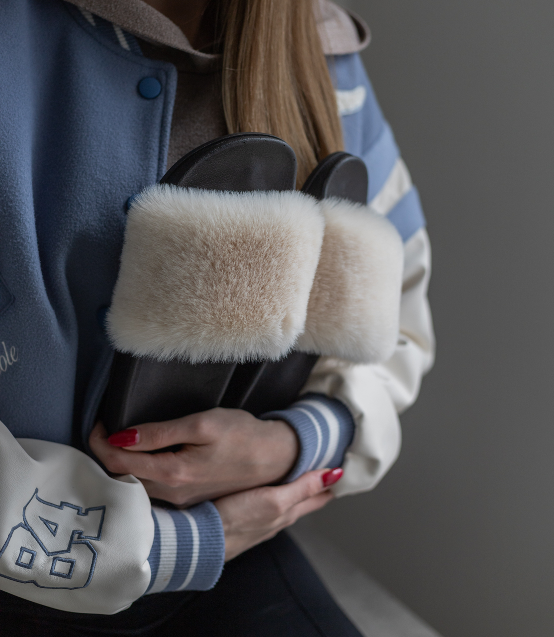 Тапочки з хутром