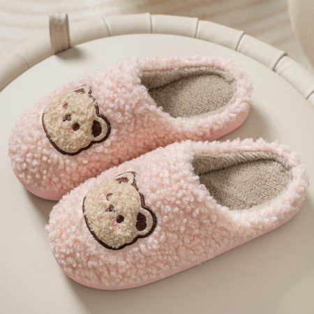 Жіночі домашні капці Teddy Bear рожеві