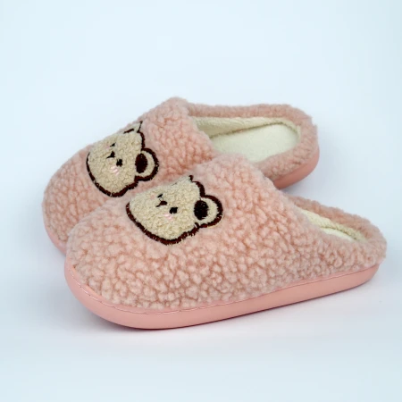 Жіночі домашні капці Teddy Bear рожеві