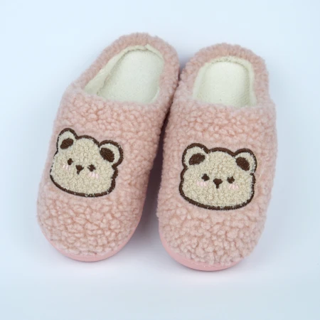 Жіночі домашні капці Teddy Bear рожеві