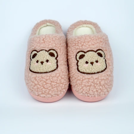 Жіночі домашні капці Teddy Bear рожеві