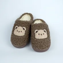 Жіночі домашні капці Teddy Bear коричневі