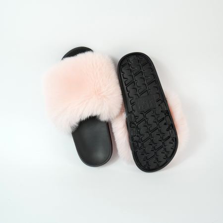 Жіночі тапочки для вулиці, рожеві — на резиновій підошві