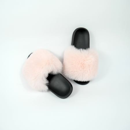 Жіночі тапочки для вулиці, рожеві — на резиновій підошві