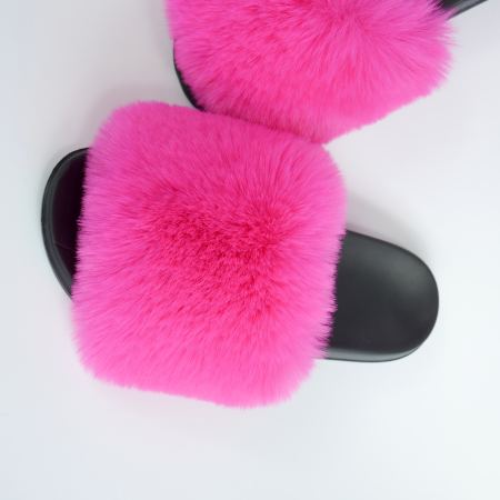 Женские тапочки для улицы, малиновый цвет — на резиновой подошве