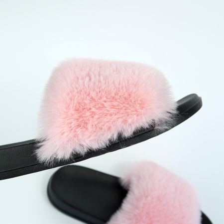 Жіночі тапочки для вулиці, рожевий колір — на резиновій підошві