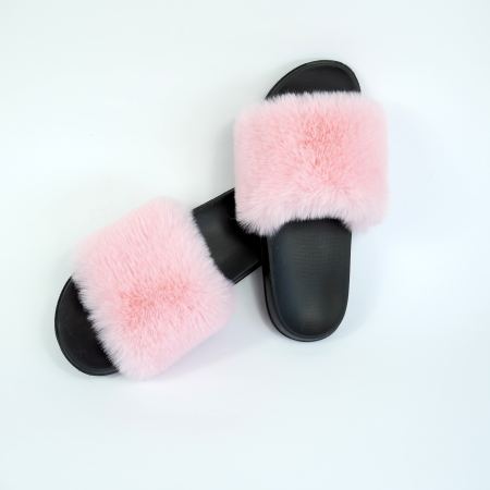 Жіночі тапочки для вулиці, рожевий колір — на резиновій підошві