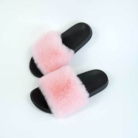 Жіночі тапочки для вулиці, рожевий колір — на резиновій підошві